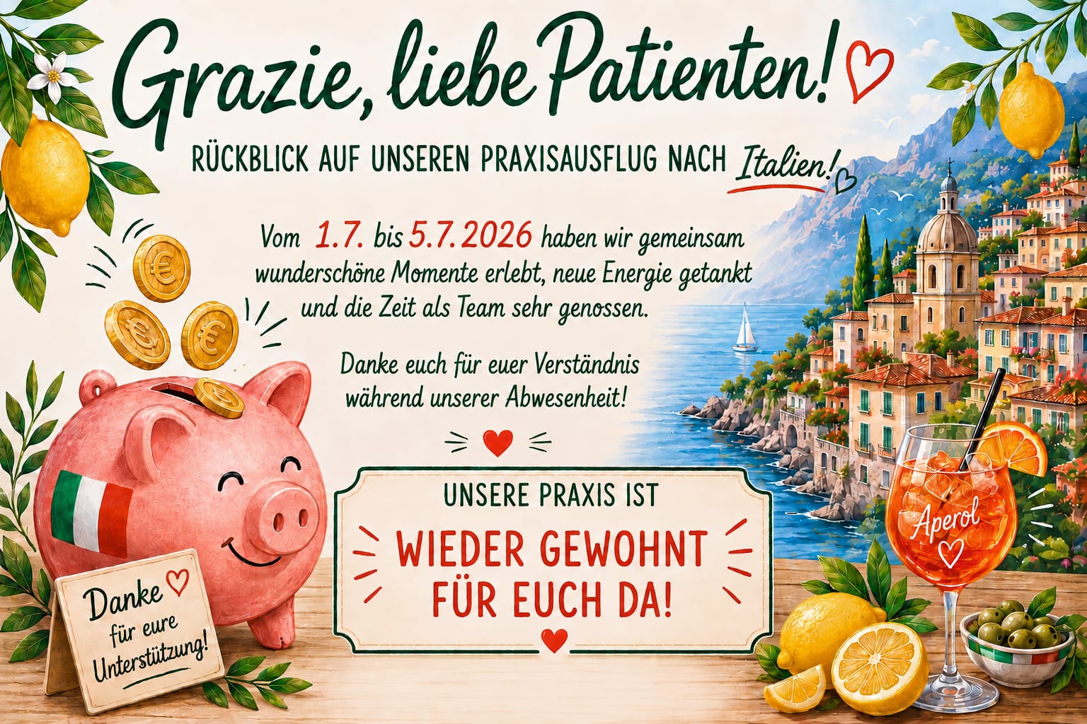 Grazie liebe Patienten